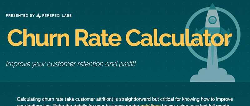 Top churn rate calculator